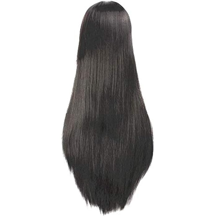 DILLARDS Fashion Japanese Manga Characters Long Straight Wigs Black-036T - Image 2